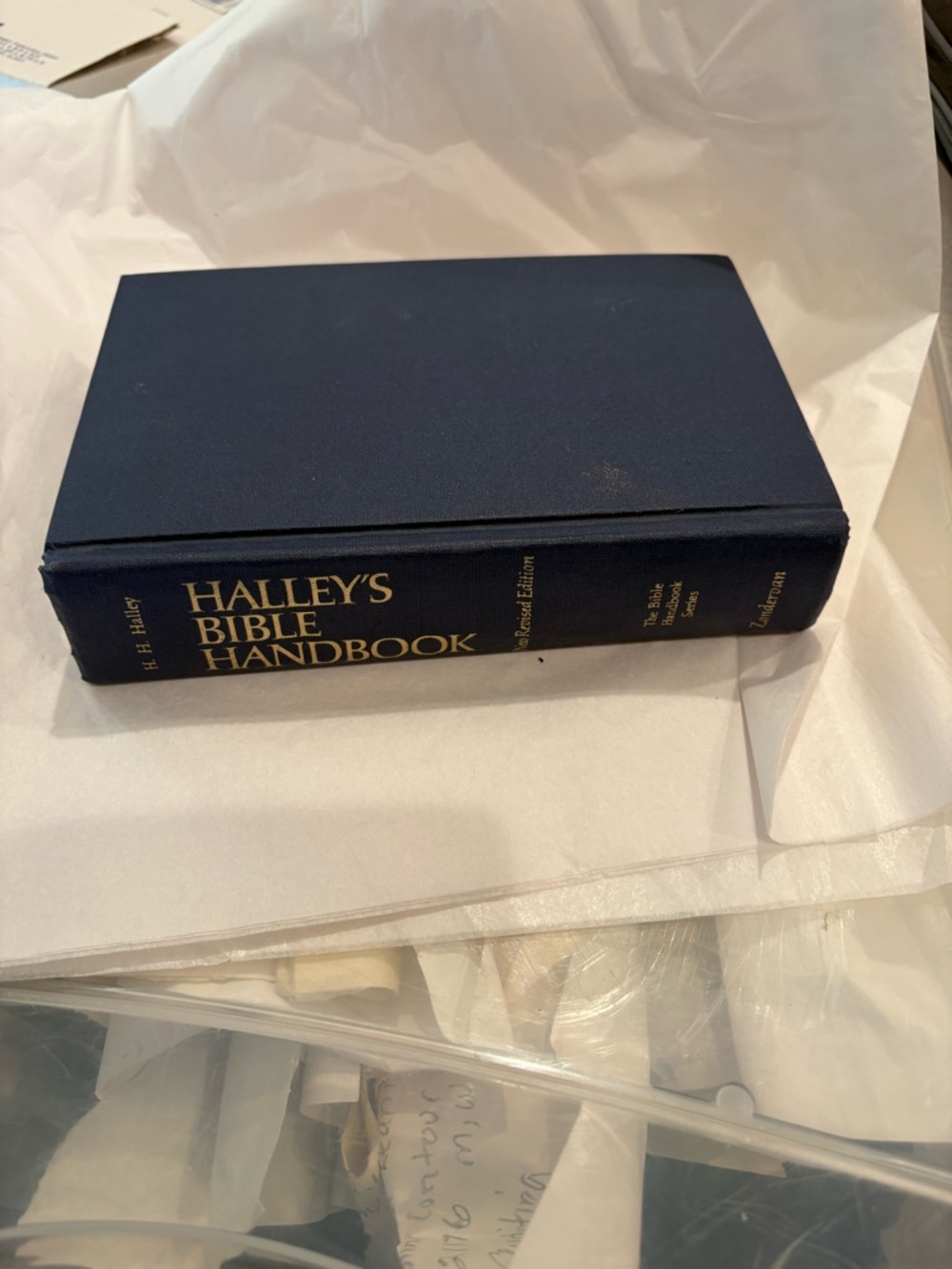 Halley's Bible Handbook - Navy Blue Cover